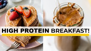 5 HEALTHY BREAKFAST IDEAS  easy highprotein recipes [upl. by Adihsar]