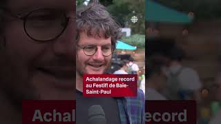 Achalandage record au Festif  Vidéojournal [upl. by Norrehs]