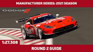 Gran Turismo Sport  Manufacturer Series Guide 2021 Season Round 2 Lago Maggiore West  Dodge [upl. by Windsor]