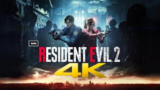 Resident Evil 2 Remake  Leon A Claire B  HARDCORE No HUD  4K60fps Game Movie No Commentary [upl. by Adiaroz]