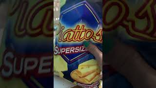 Satisfying big piattos chips shortsvideo asmrsound snack snackvideo [upl. by Ardme]