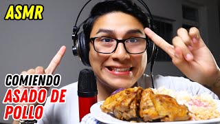 ⭐ COMIENDO ASADO DE POLLO PERUANO peruvian food comida peruana 🍗🍚  ASMR MUKBANG [upl. by Kcirdef]