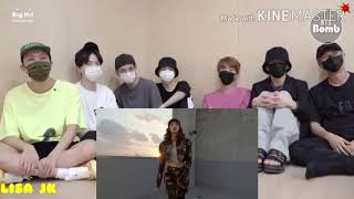 BTS Reaction to LILIFILM2 LISA Dance Performance Video [upl. by Maze392]