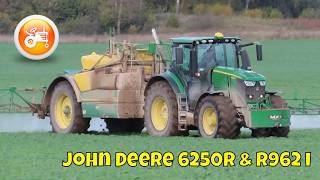 Spraying 2024  John Deere 6250R amp R962i sprayer [upl. by Salokcin726]