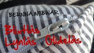 BERNINA Webinar  Blixtlås  Lynlås  Glidelås [upl. by Baten]