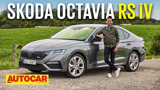 2022 Skoda Octavia RS iV review  Plugin hybrid performance  First Drive  Autocar India [upl. by Ativahs43]