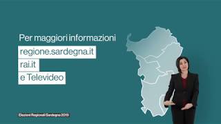 Elezioni Regionali Sardegna 2019  Come si vota [upl. by Nylsor]