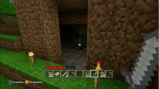 ZONA MINECRAFT PRIMEROS PASOS Y MI SUPERCASA XBOX360 [upl. by Ahsinwad]