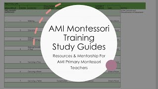 How to get AMI Montessori Study Guides Mentorship Consulting and Direct Access to My Albums [upl. by Darsie]