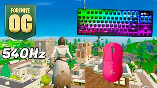 SteelSeries Apex Pro TKL ASMR 😴 Fortnite OG Reload 🏆 Satisfying Keyboard Fortnite 360 FPS 4K [upl. by Iraam]