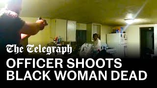 Police officer shoots black woman dead in home after she called 911 for help [upl. by Anialeh807]