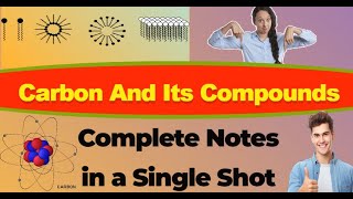 CARBON AND ITS COMPOUNDS NOTES class10 science cbseclass10 cbse2024 [upl. by Phia]