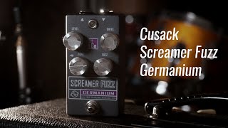 Cusack Germanium Screamer Fuzz Single Coils [upl. by Errised]