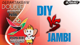 JAMBI VS DIY DOUBLE PUTRI [upl. by Huggins]