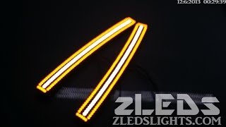 Nissan 350z 0305 WhiteYellow LED Switchback Reflector III [upl. by Hiroko703]