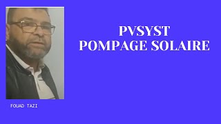 Video N°351 SYSTEME POMPAGE PVSYST [upl. by Ronnholm]