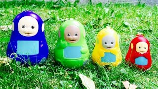 TELETUBBIES TOYS Nesting Stacking Dolls Opening [upl. by Annaili]