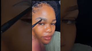 Eyebrows tutorialEasy way to draw ur brows [upl. by Anomis651]