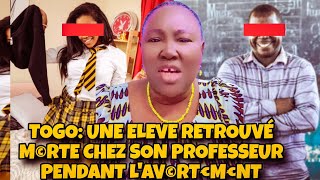 TOGO ÉWÉ DA DÉDÉ UN PROFESSEUR A JETTÉ LE C®RPS DUNE ELEVE DANS UN CANIVEAUX [upl. by Elatsyrc58]