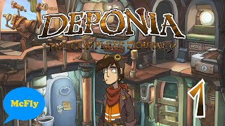 Lets Play Deponia The Complete Journey 1  Welcome to Deponia [upl. by Ysor]