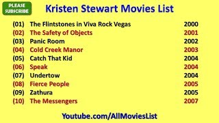 Kristen Stewart Movies List [upl. by Lethia]