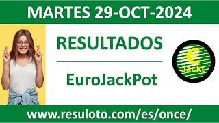 Resultado del sorteo EuroJackPot del martes 29 de octubre de 2024 [upl. by Garrett35]