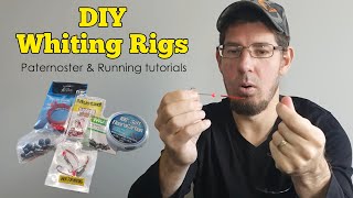 Whiting rig setup  Simple DIY Paternoster amp Running Fishing rigs [upl. by Navad]