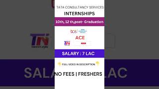 TCS High Salary Job for freshers  Tamil [upl. by Aibos]