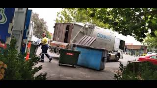 Cleanaway return and earn truck garbage garbagetruck cleanaway truck [upl. by Enawyd]