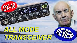 ALINCO DX10 AllMode Transceiver  Review [upl. by Hannah925]