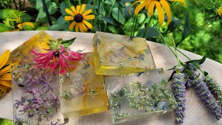 Homemade Glycerin Soap [upl. by Annaehr131]