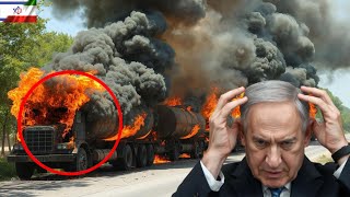 2 MINUTES AGO Hundreds of Israeli oil trucks were ambushed by Iranian forces [upl. by Alleciram575]