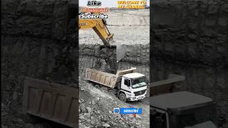 LARGEST Caterpillar Excavator Loading Coal On The Dump Trucks [upl. by Karp]