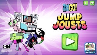 Teen Titans Go Jump Jousts  Become the Jumpiest Jumping Jouster of All Time CN Games [upl. by Gnouc]