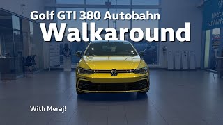 2024 Golf GTI 380 Autobahn Pomelo Yellow Metallic Walkaround  PVW [upl. by Enivid]