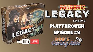 Pandemic Legacy Season 0 Playthrough Episode 9 [upl. by Attecnoc28]