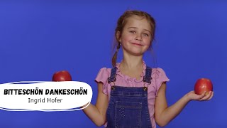 Ingrid Hofer  Bitteschön Dankeschön Offizielles Tanzvideo  Kinderlieder  Bewegungslieder [upl. by Adni]