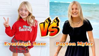 Everleigh Rose VS Payton Myler Transformation 👑 From Baby To 2024 [upl. by Nylhsoj445]