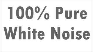 Pure High Quality White NoiseSleep Better Improve Focus Meditate [upl. by Rosalinde]