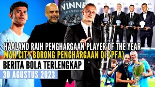 MAN CITY BORONG PENGHARGAAN🏆HAALAND RAIH PENGHARGAAN PLAYER OF THE YEAR🏆NENES KE MAN CITY [upl. by Eshelman]