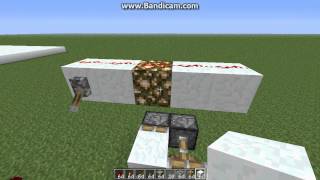 Minecraft How to use Glowstone With Redstone [upl. by Whitman]