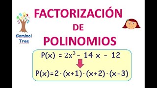 FACTORIZACIÓN DE POLINOMIOS [upl. by Taffy]