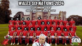 Wales 2024 Six Nations Squad Announced  I AM SHOCKED [upl. by Leumek]