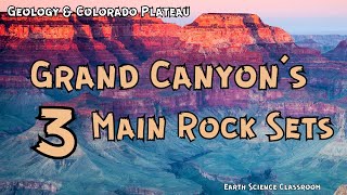 Grand Canyons Three Main Rock Sets [upl. by Mechling]