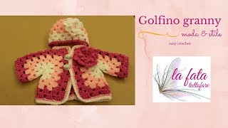 Tutorial golfino facilissimo a punto granny [upl. by Stromberg620]