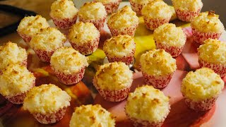 Coconut Macaroons Recipe 4 ingredients only by Jackie manuel kitchen [upl. by Earla]