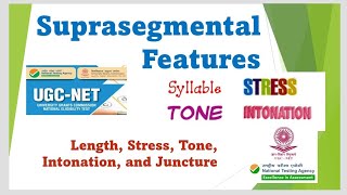 Suprasegmental Features Length Stress Tone Intonation And Juncture [upl. by Winslow]