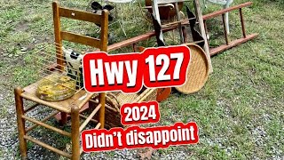 Hwy 127 The longest Yard Sale Worth It Plus haul reveal [upl. by Atlante323]