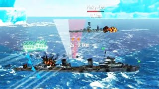 Battle Of Warship🏴‍☠️🏴‍☠️  Leningrad 😱 VS IJN Fuso  Torpedo✌️  Victory Battle [upl. by Cammie]