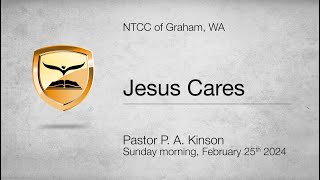 Jesus Cares  Isaiah 5912 1221  Pastor P A Kinson [upl. by Leirvag]